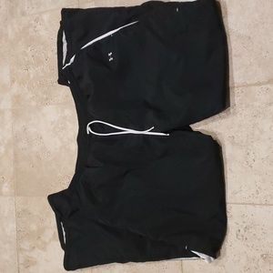 Mens Under Armour Black and White Jogging Pants Size XL